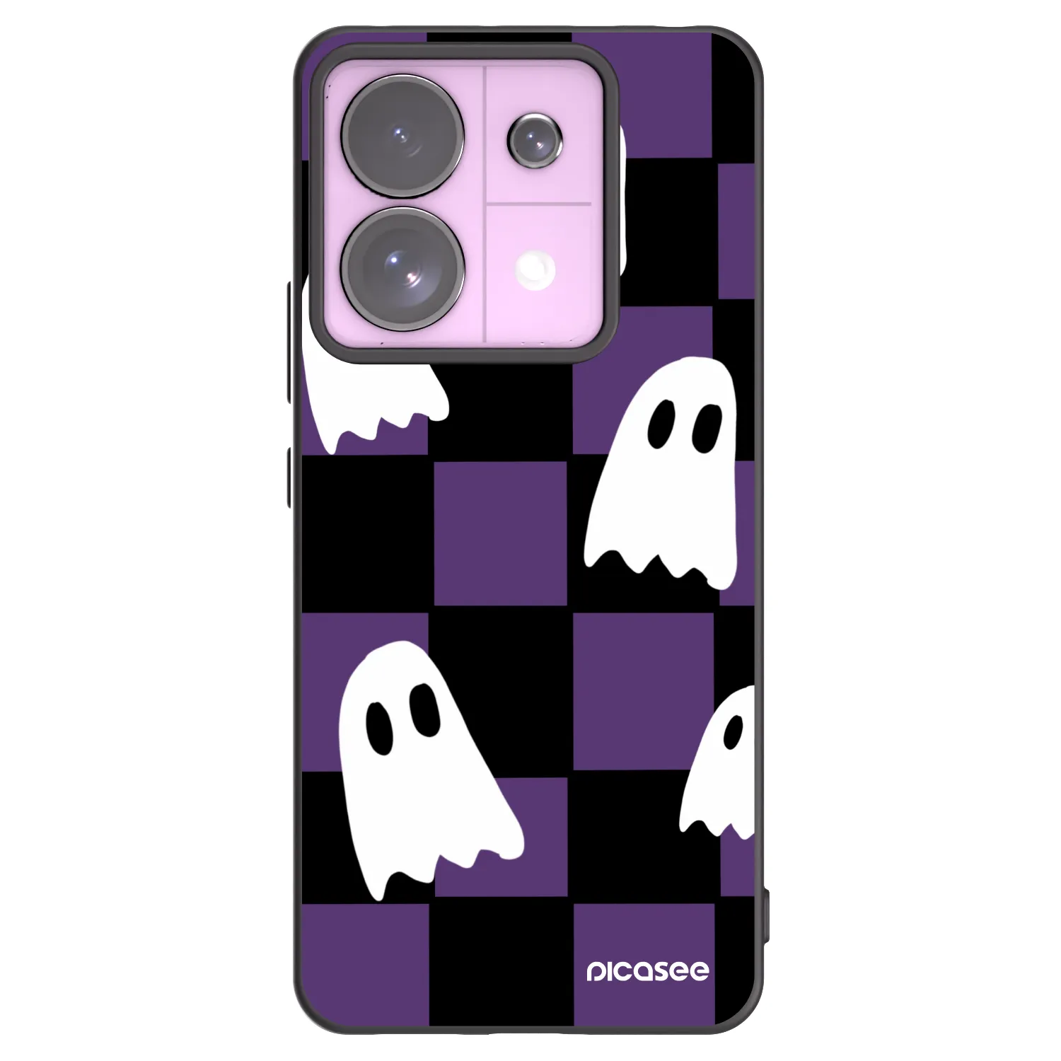 Picasee Μαύρη θήκη σιλικόνης για Xiaomi Redmi Note 13 Pro 5G - Ghosts