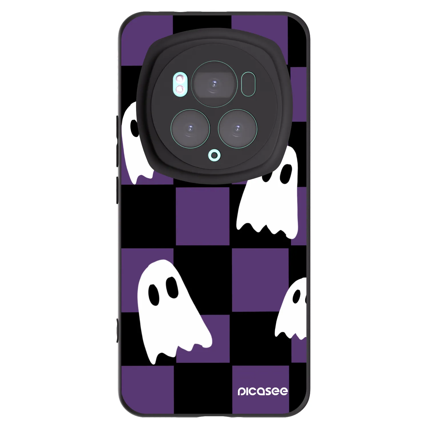 Picasee Μαύρη θήκη σιλικόνης για Honor Magic6 Pro - Ghosts