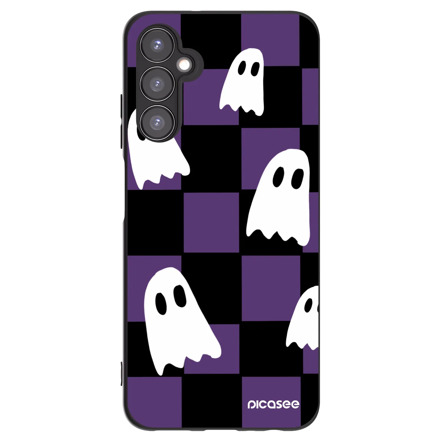 Picasee Μαύρη θήκη σιλικόνης για Samsung Galaxy A05s A057G - Ghosts