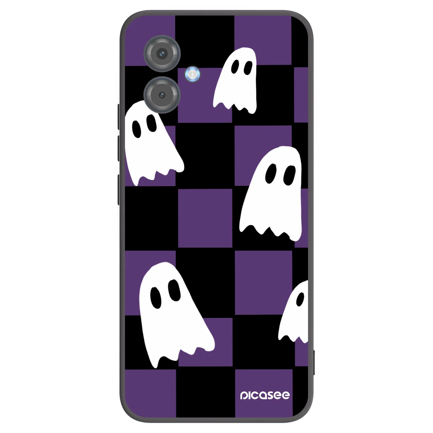Picasee Μαύρη θήκη σιλικόνης για Motorola Moto G14 - Ghosts