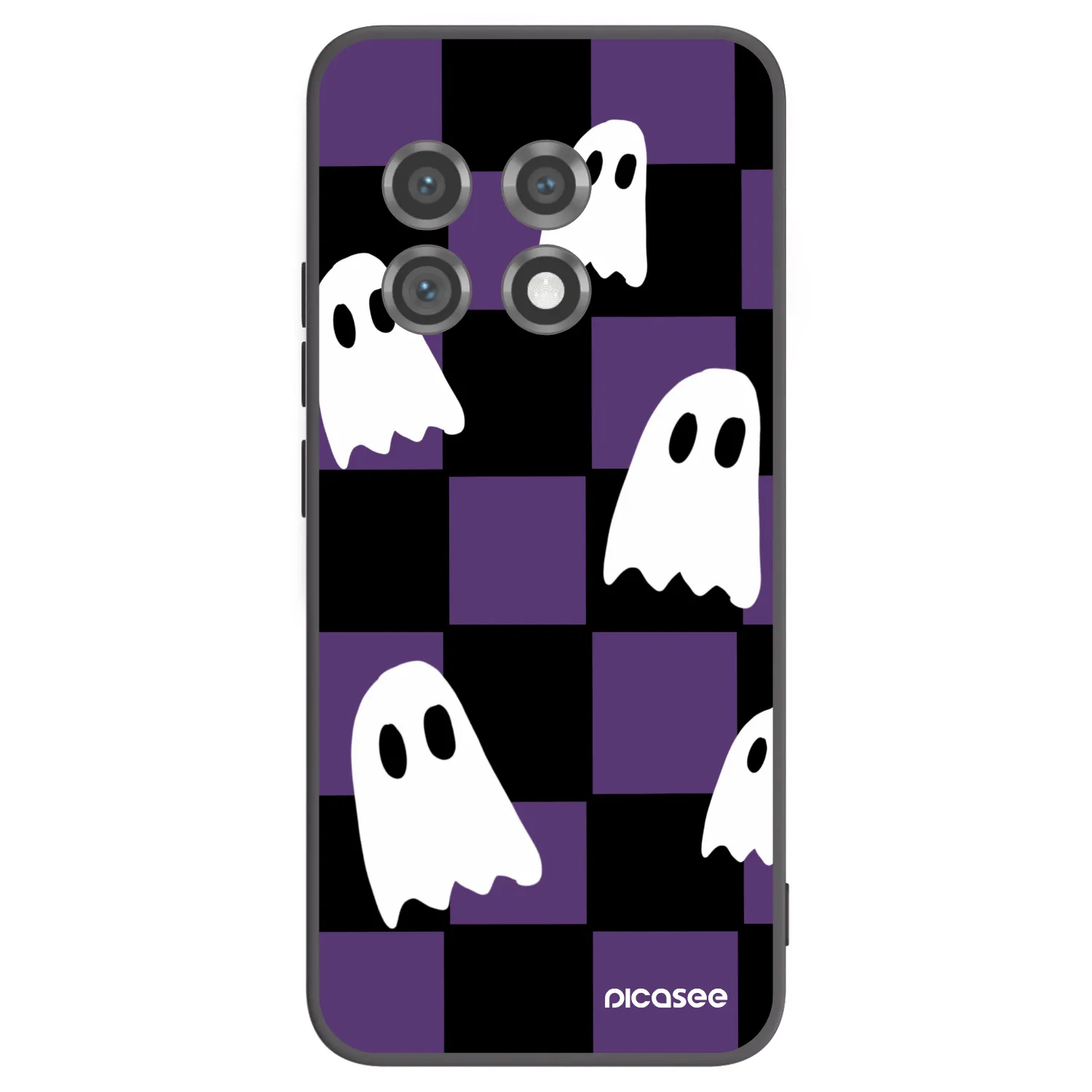 Picasee Μαύρη θήκη σιλικόνης για OnePlus 11 5G - Ghosts