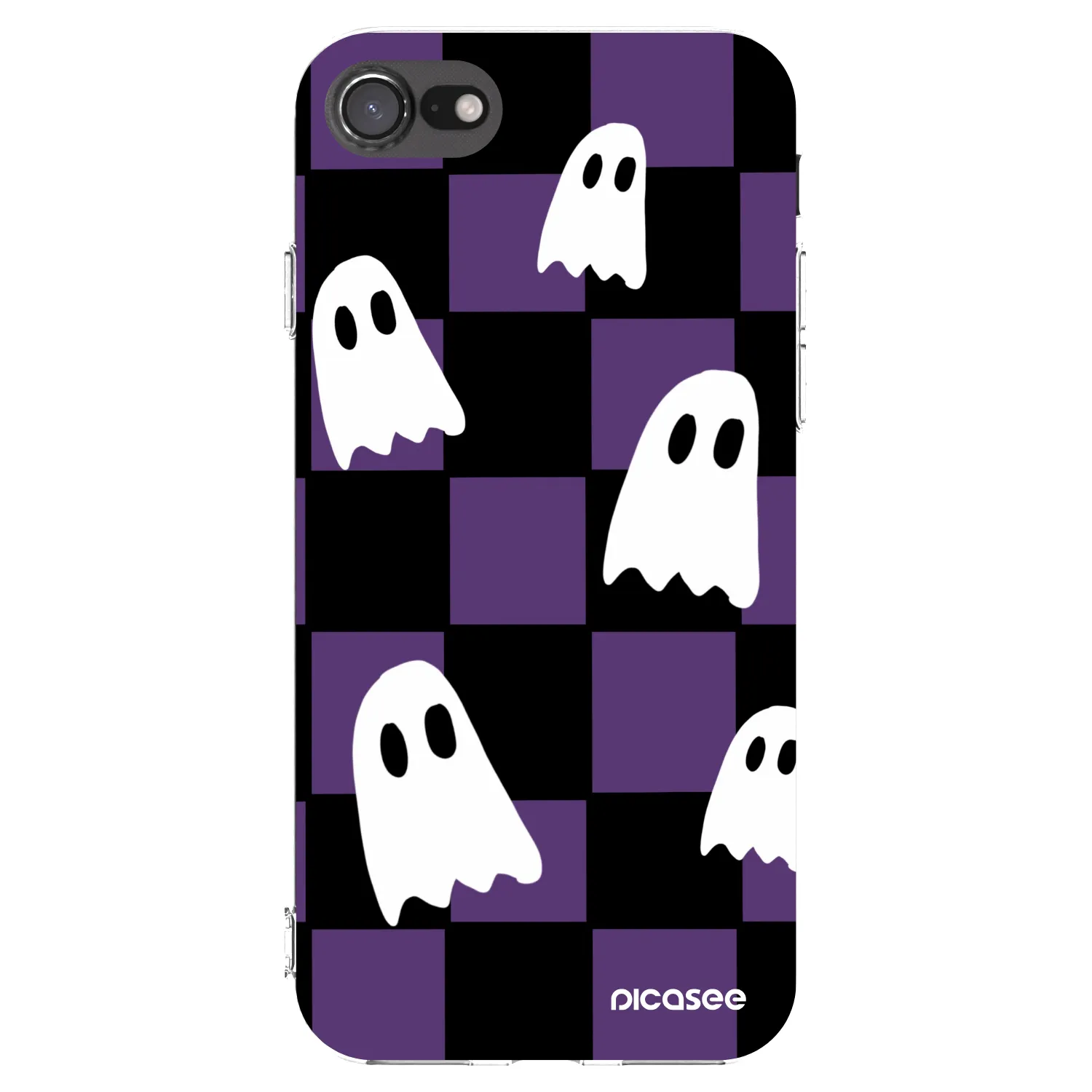 Picasee διαφανής θήκη σιλικόνης Apple iPhone 7 - Ghosts