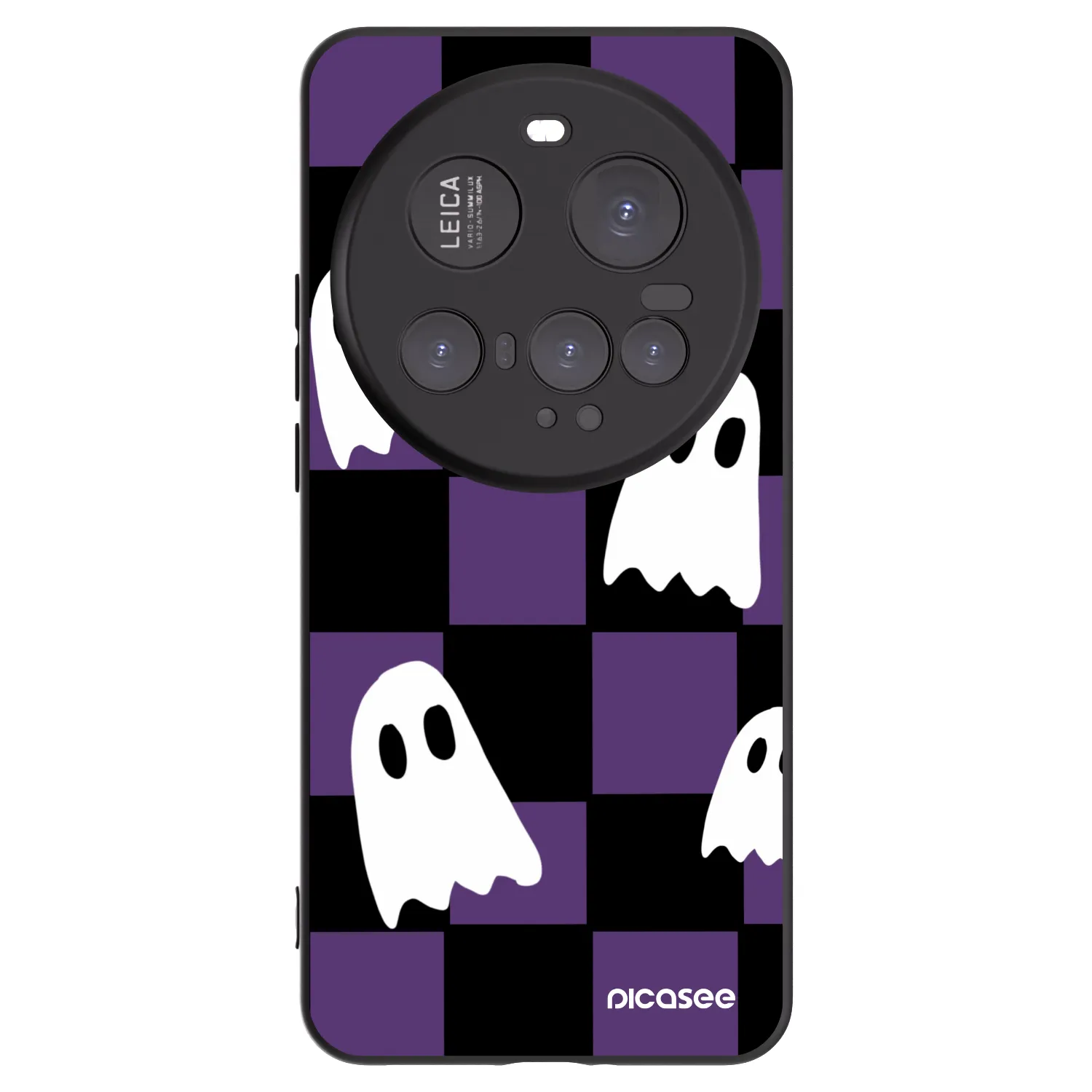 Picasee Μαύρη θήκη σιλικόνης για Xiaomi 15 Ultra - Ghosts