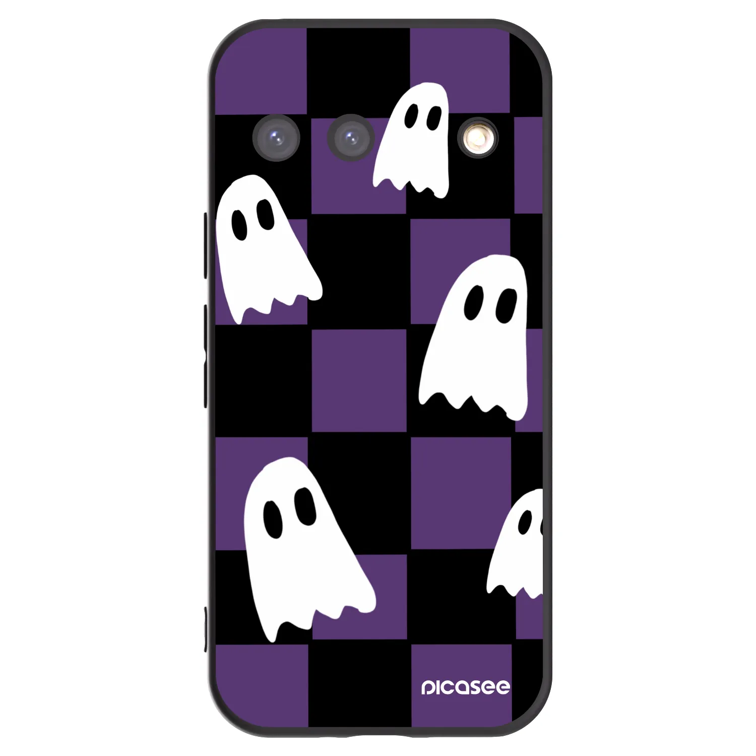 Picasee Μαύρη θήκη σιλικόνης για Google Pixel 9 - Ghosts