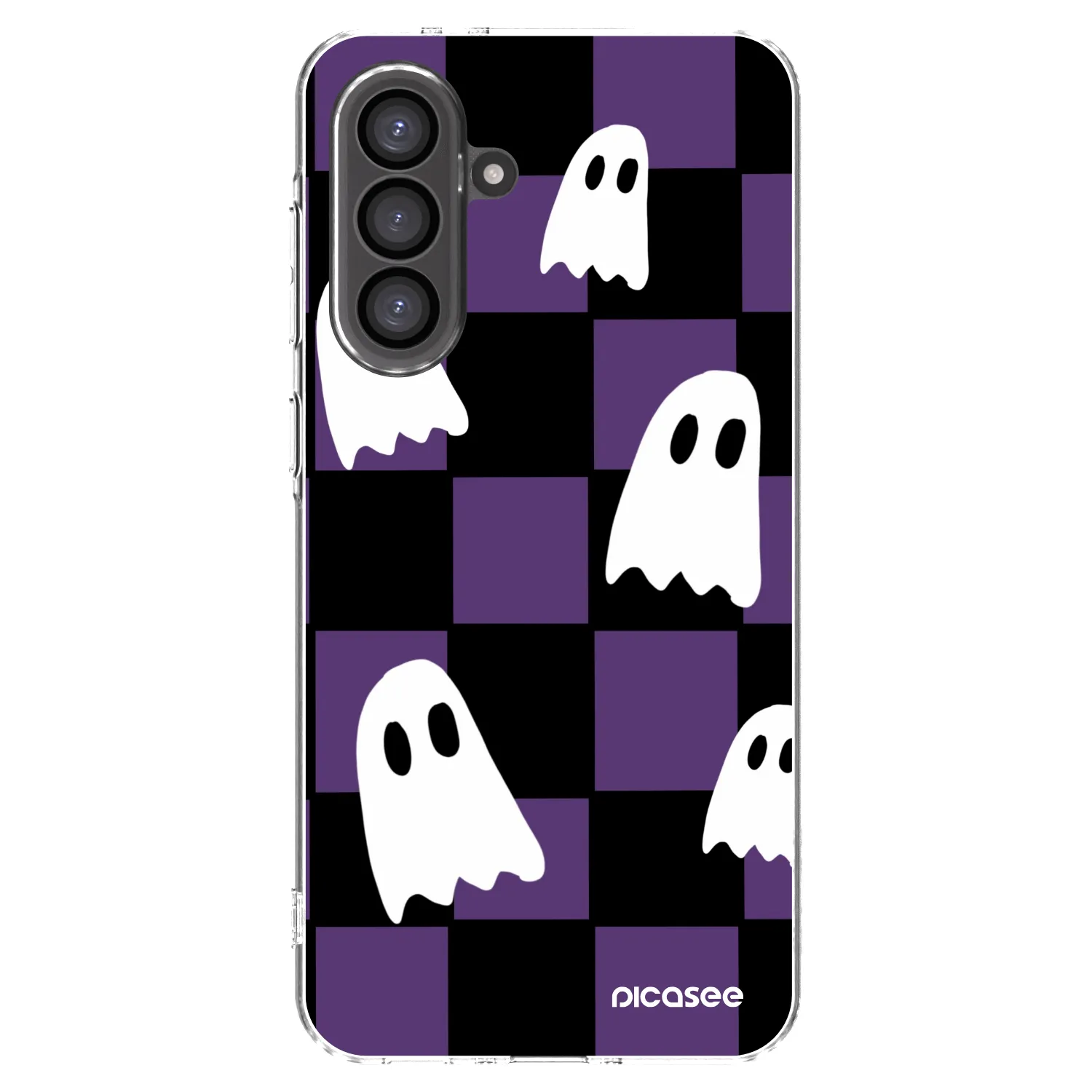 Picasee διαφανής θήκη σιλικόνης Samsung Galaxy A36 5G - Ghosts