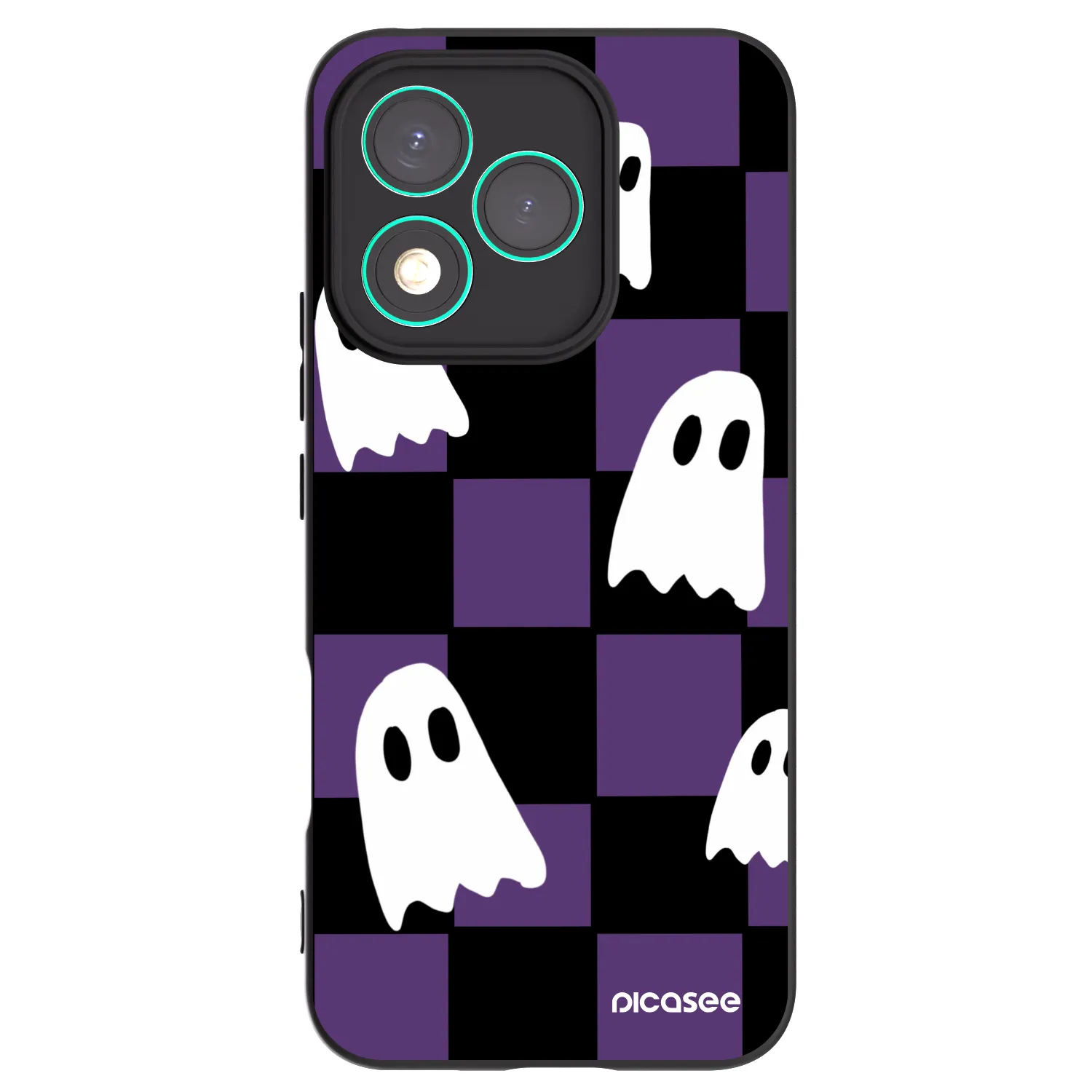 Picasee Μαύρη θήκη σιλικόνης για Honor 400 Lite 5G - Ghosts