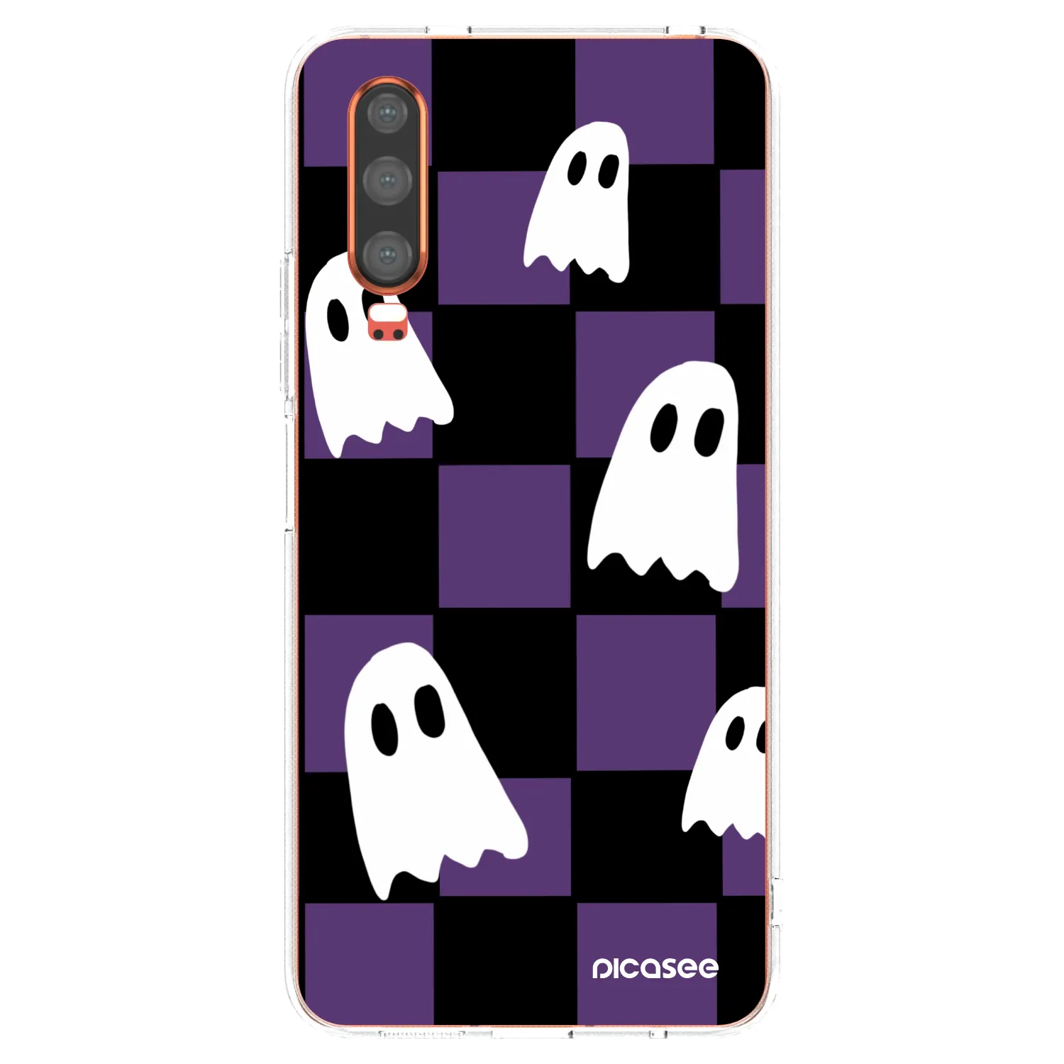 Picasee διαφανής θήκη σιλικόνης Huawei P30 - Ghosts