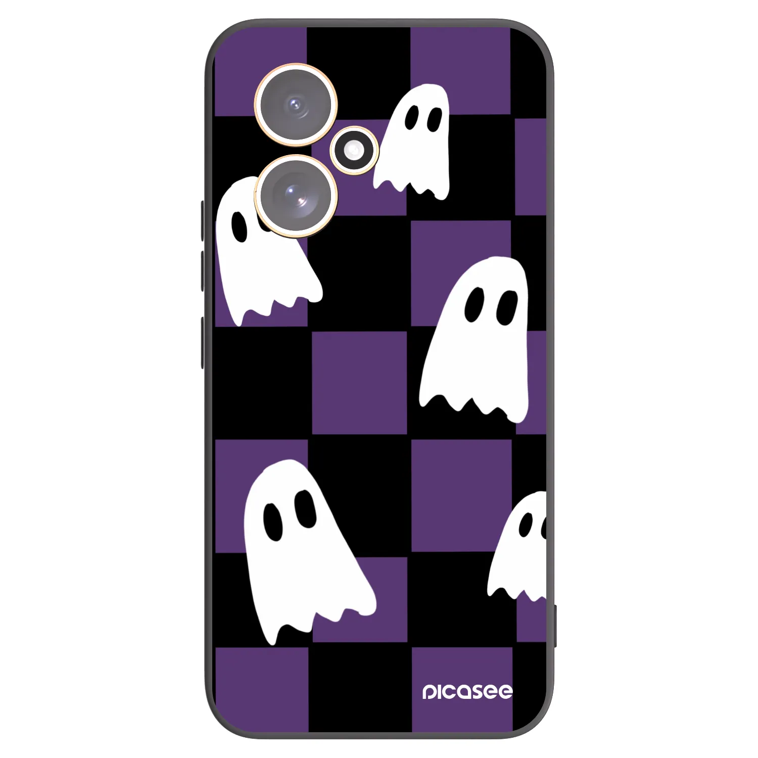 Picasee Μαύρη θήκη σιλικόνης για Honor 400 5G - Ghosts