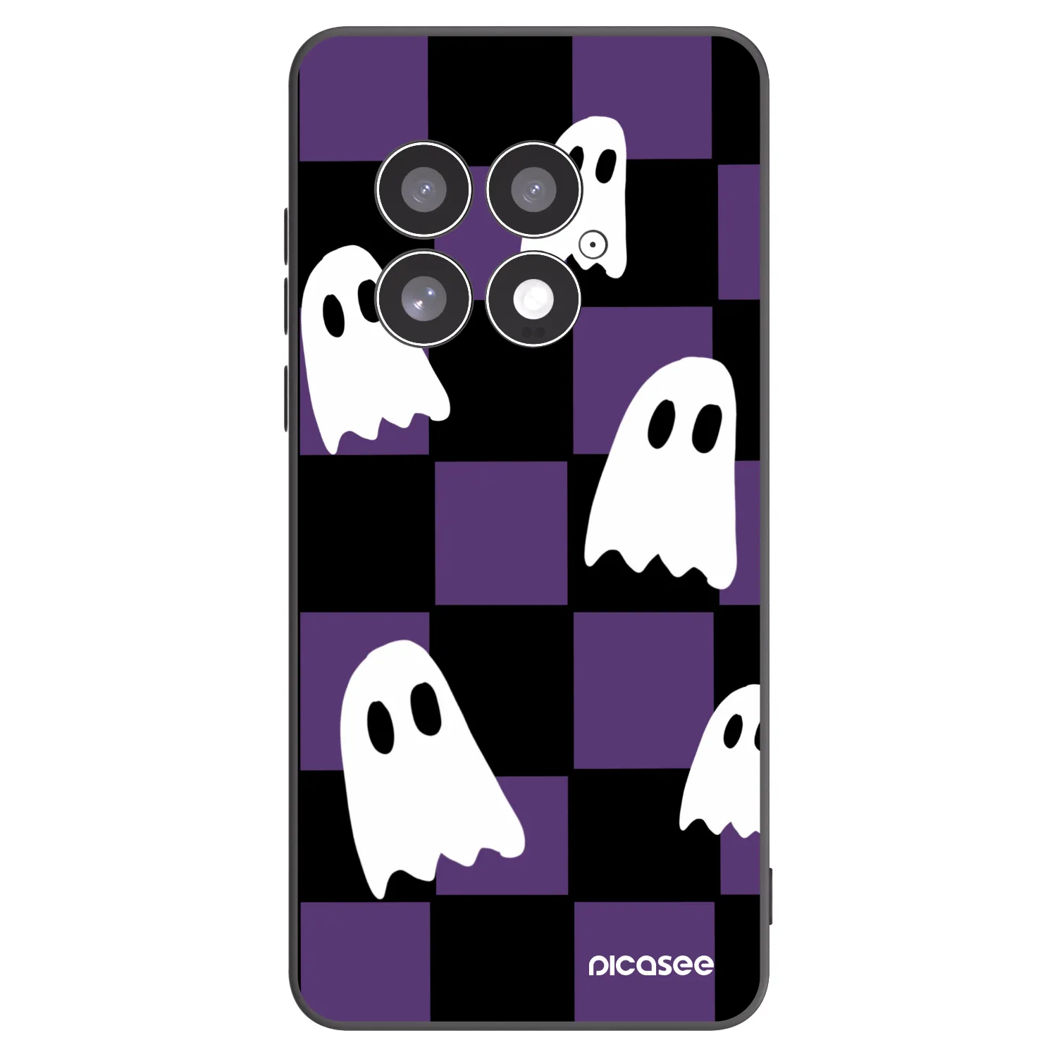 Picasee Μαύρη θήκη σιλικόνης για OnePlus 13 5G - Ghosts