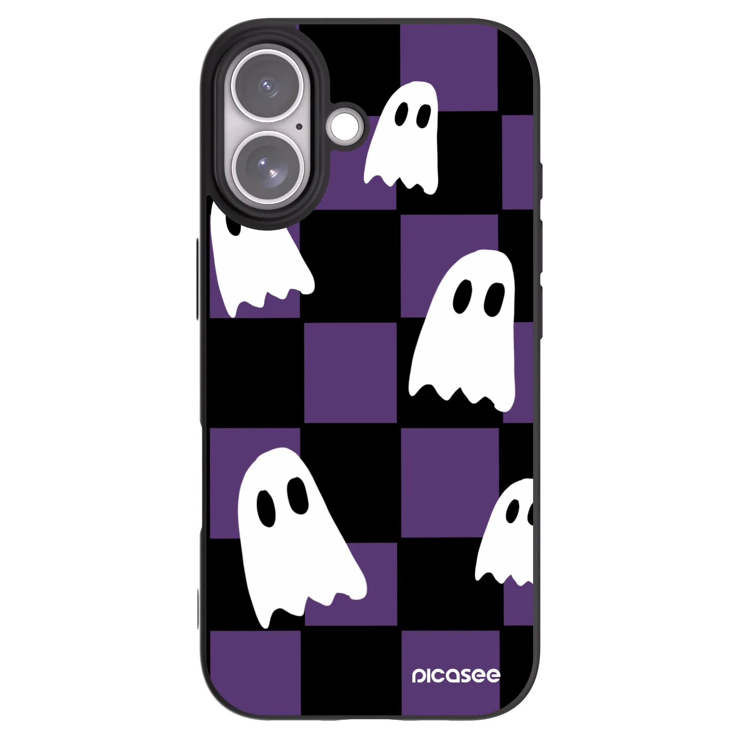 Picasee Μαύρη θήκη σιλικόνης για Apple iPhone 17 - Ghosts
