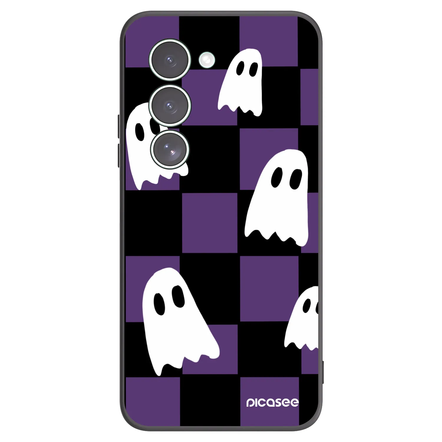 Picasee Μαύρη θήκη σιλικόνης για Xiaomi Redmi 15 5G - Ghosts