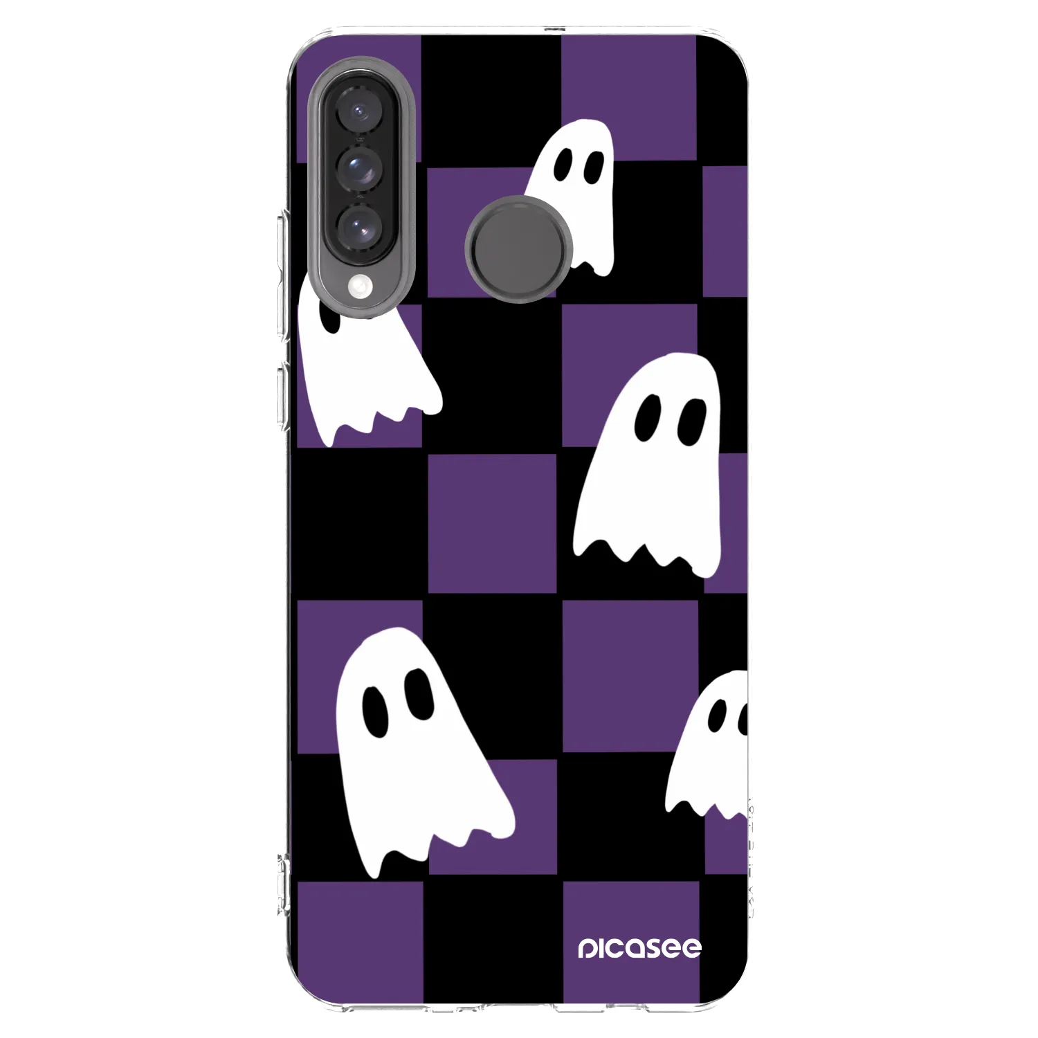 Picasee διαφανής θήκη σιλικόνης Huawei P30 Lite - Ghosts