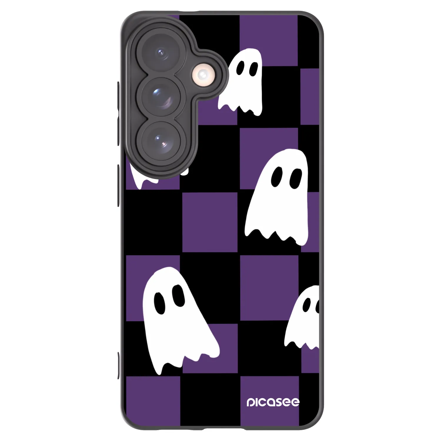Picasee Μαύρη θήκη σιλικόνης για Samsung Galaxy S26 - Ghosts