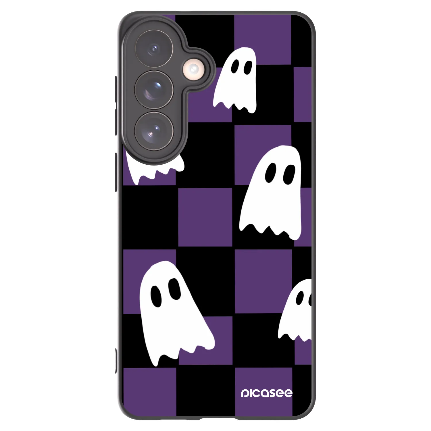 Picasee Μαύρη θήκη σιλικόνης για Samsung Galaxy S26+ - Ghosts