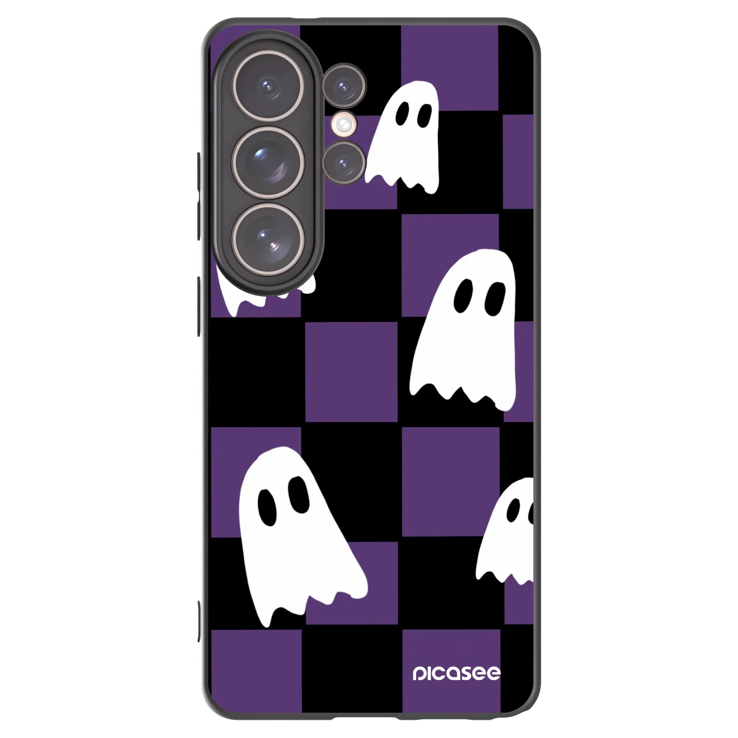 Picasee Μαύρη θήκη σιλικόνης για Samsung Galaxy S26 Ultra - Ghosts