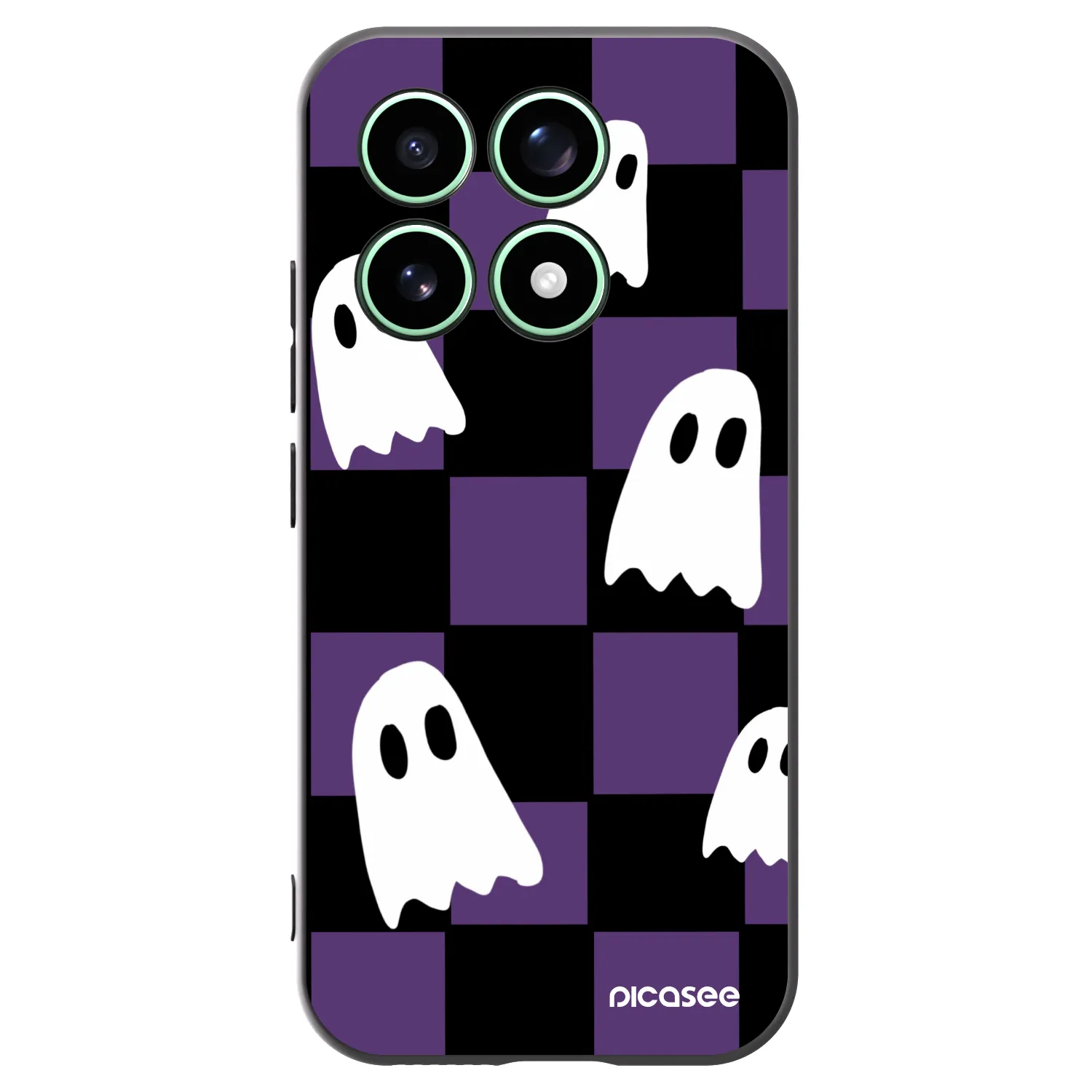 Picasee Μαύρη θήκη σιλικόνης για Xiaomi 17 - Ghosts