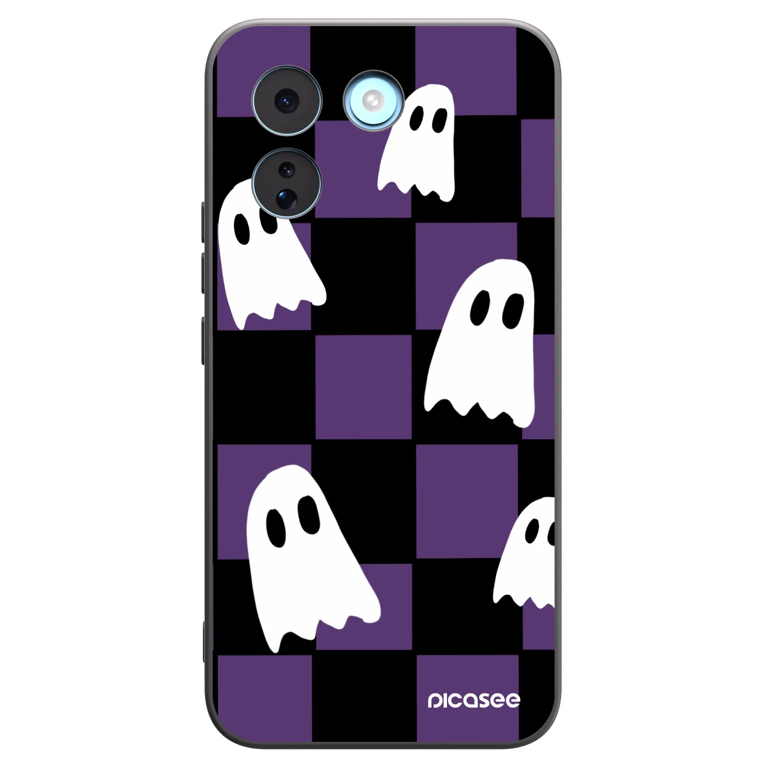 Picasee Μαύρη θήκη σιλικόνης για Xiaomi Redmi Note 17 Pro MAX 5G - Ghosts