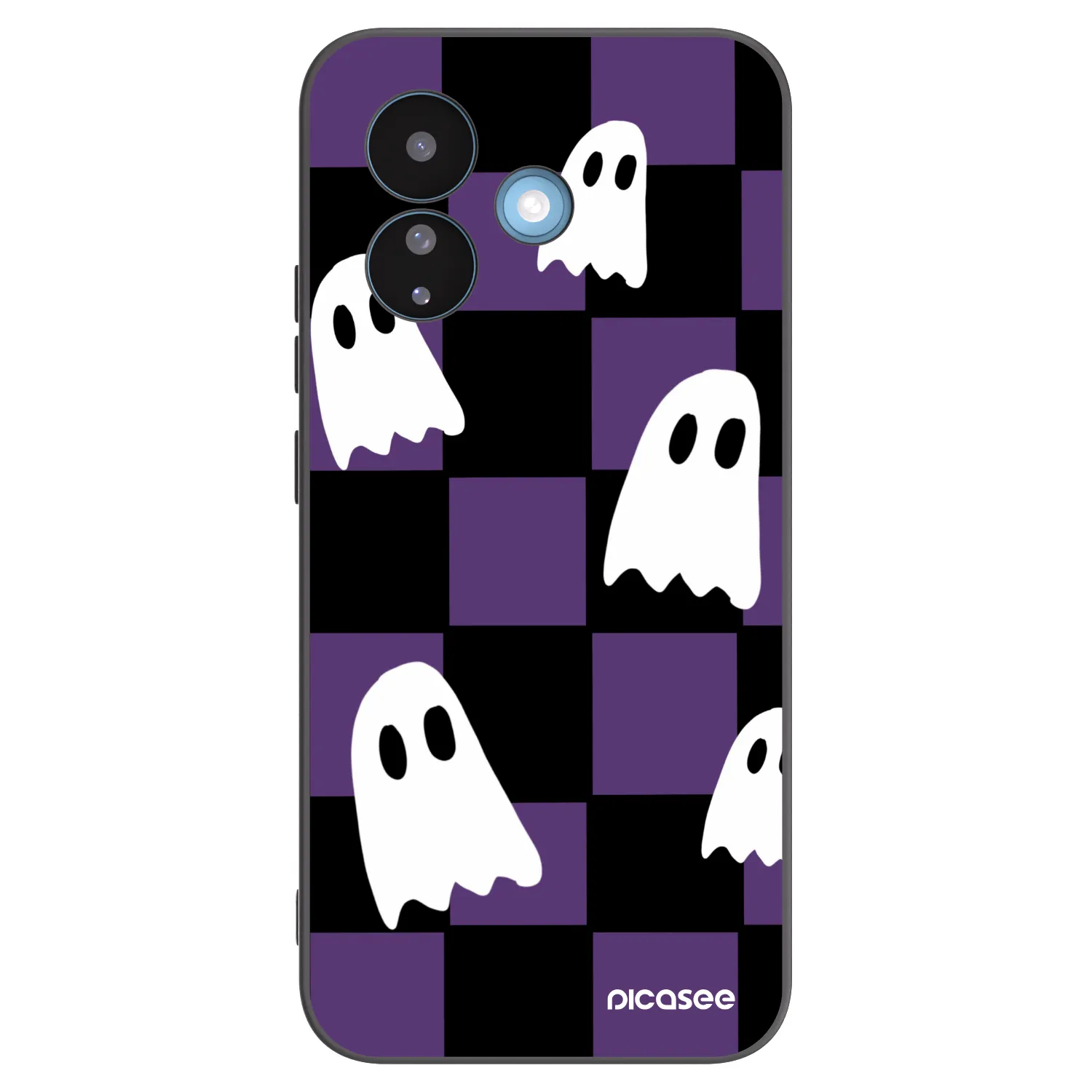 Picasee Μαύρη θήκη σιλικόνης για Xiaomi Redmi Note 17 Pro 5G - Ghosts