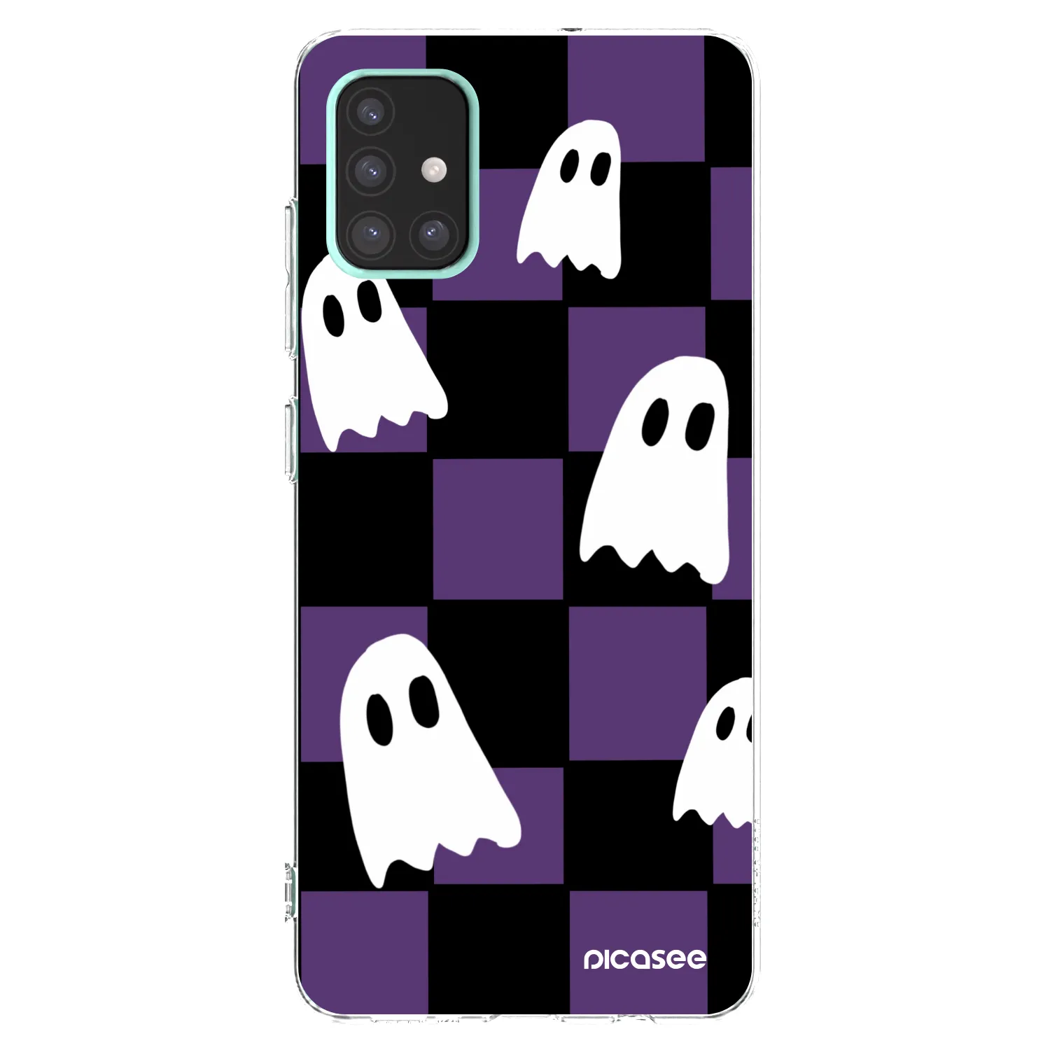 Picasee διαφανής θήκη σιλικόνης Samsung Galaxy A51 A515F - Ghosts