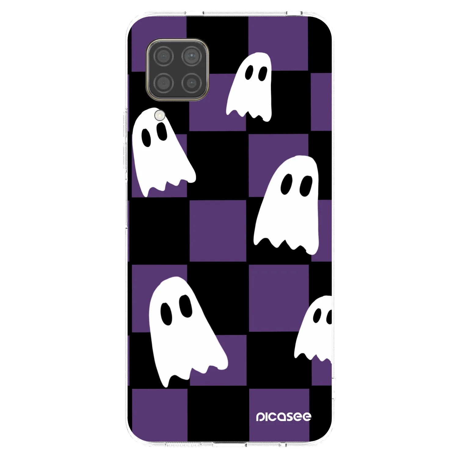 Picasee διαφανής θήκη σιλικόνης Huawei P40 Lite - Ghosts