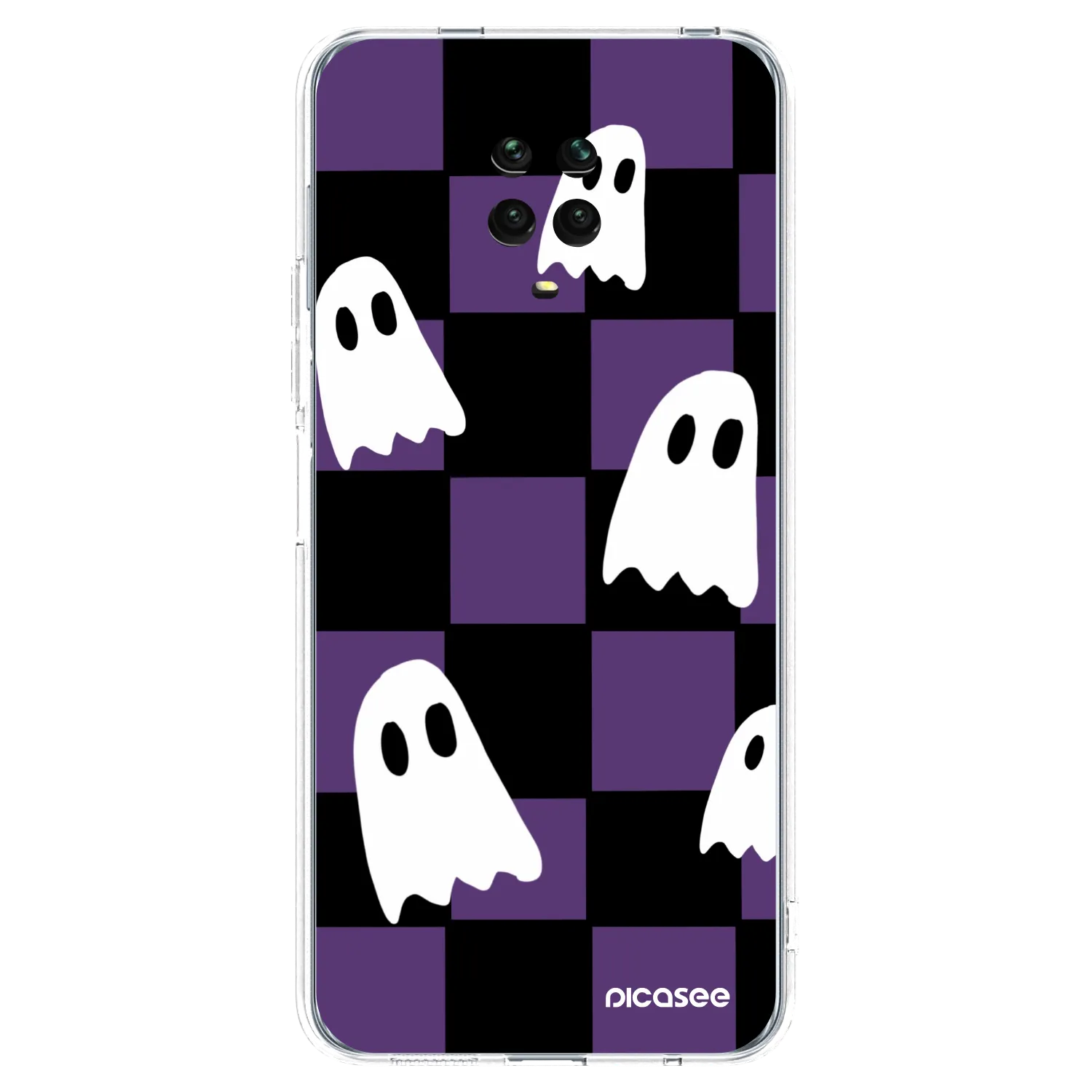 Picasee διαφανής θήκη σιλικόνης Xiaomi Redmi Note 9S - Ghosts