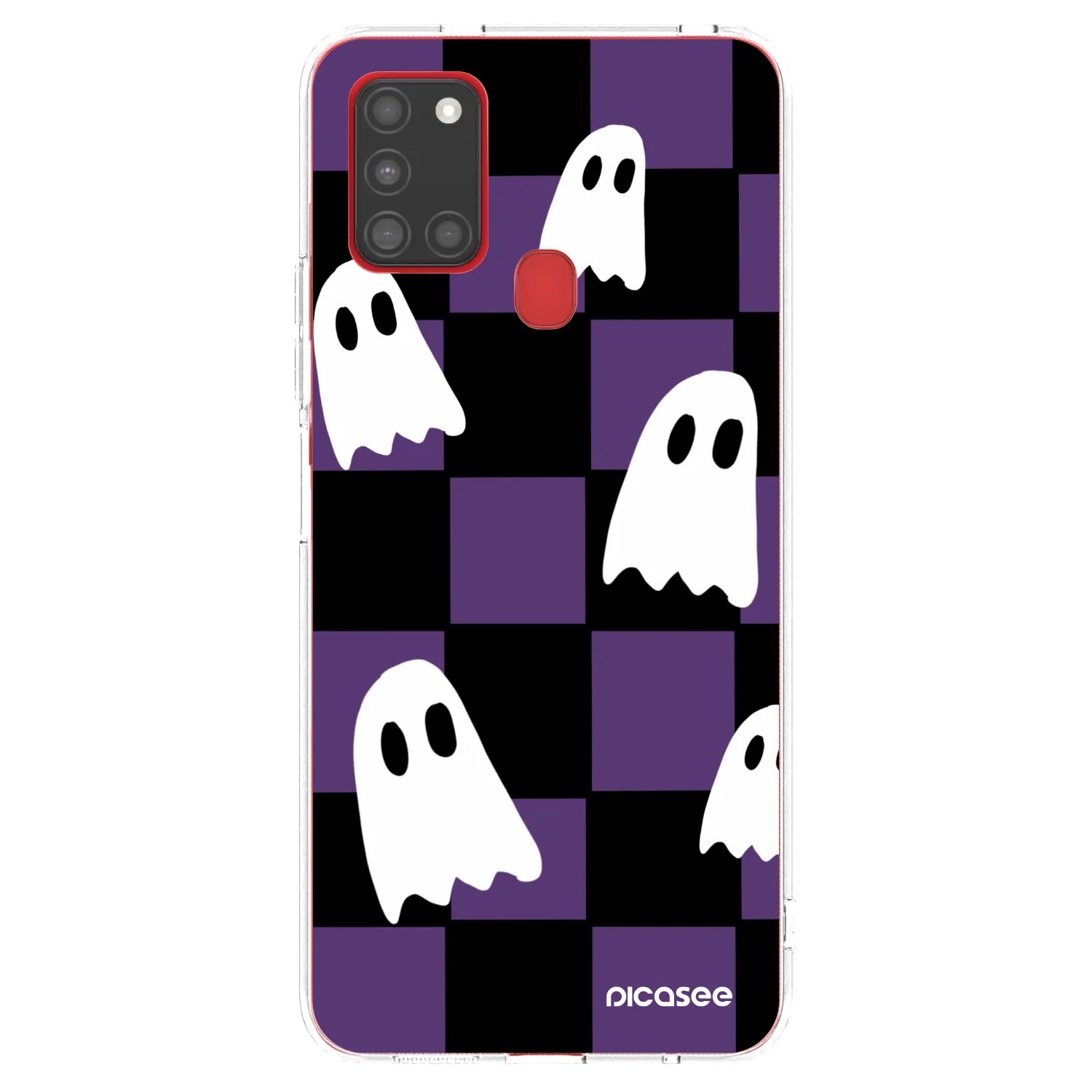 Picasee διαφανής θήκη σιλικόνης Samsung Galaxy A21s - Ghosts