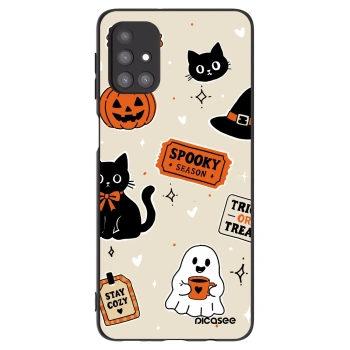 Θήκη για Samsung Galaxy M31s - Halloween stickers