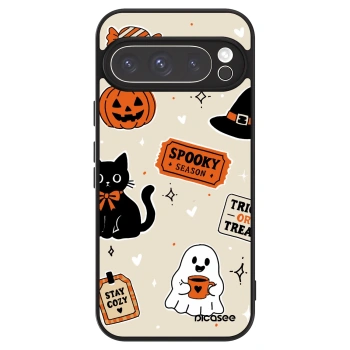 Θήκη για Google Pixel 9 Pro - Halloween stickers