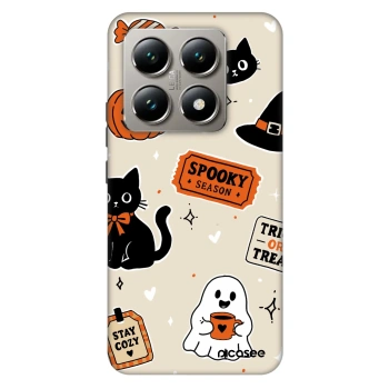 Θήκη για Xiaomi 14T Pro - Halloween stickers