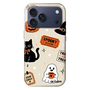 Θήκη για Apple iPhone 17 Pro - Halloween stickers