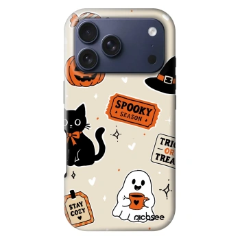 Θήκη για Apple iPhone 18 Pro - Halloween stickers