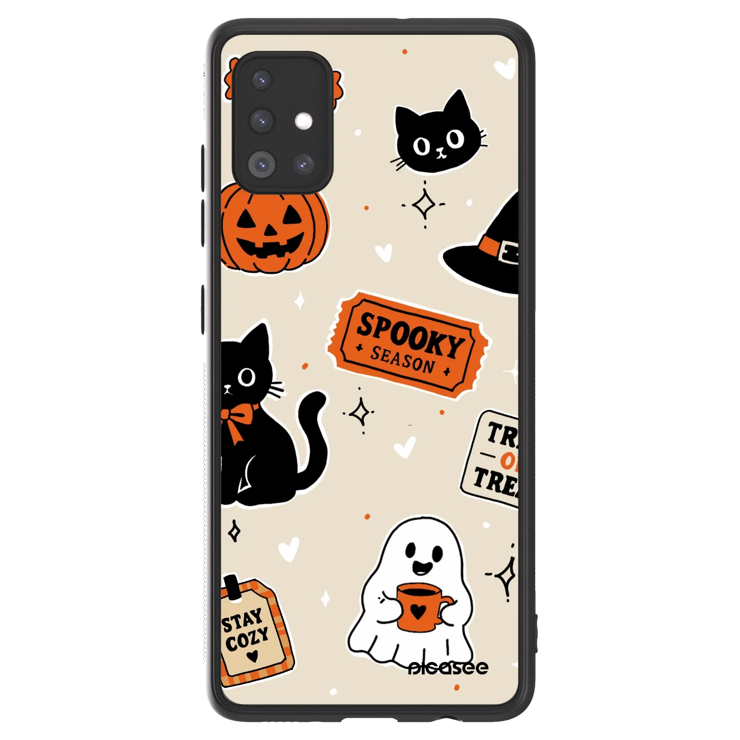 Picasee ULTIMATE CASE για Samsung Galaxy A51 A515F - Halloween stickers