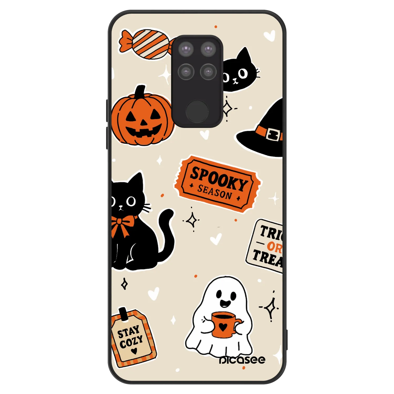 Picasee ULTIMATE CASE για Xiaomi Redmi Note 9 - Halloween stickers