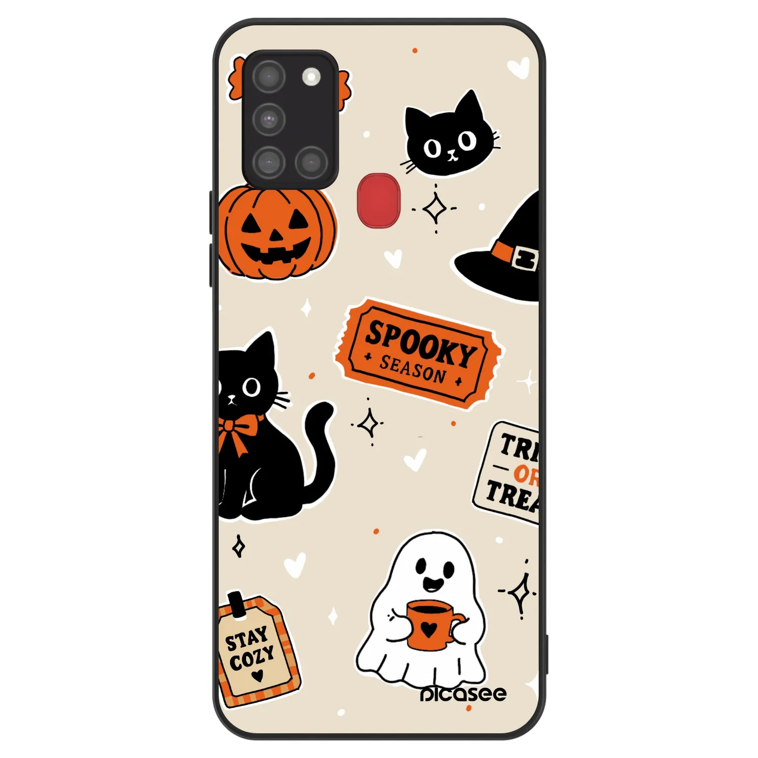 Picasee ULTIMATE CASE για Samsung Galaxy A21s - Halloween stickers