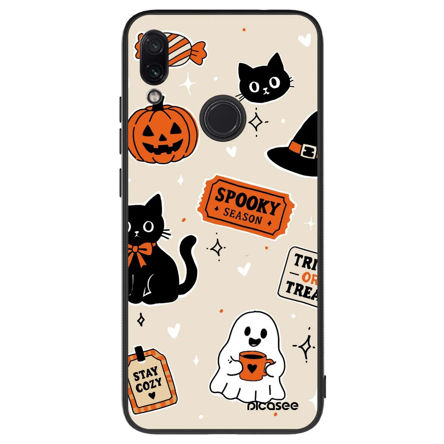 Picasee ULTIMATE CASE για Xiaomi Redmi Note 7 - Halloween stickers