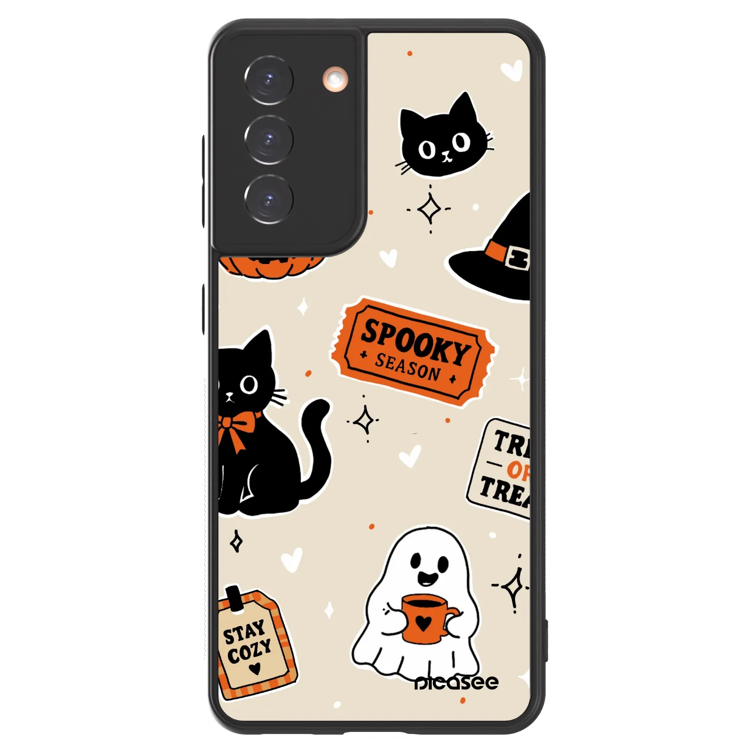 Picasee ULTIMATE CASE για Samsung Galaxy S21 5G G991B - Halloween stickers