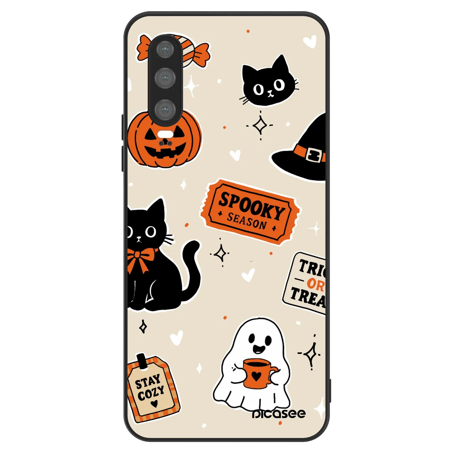 Picasee ULTIMATE CASE για Huawei P30 - Halloween stickers