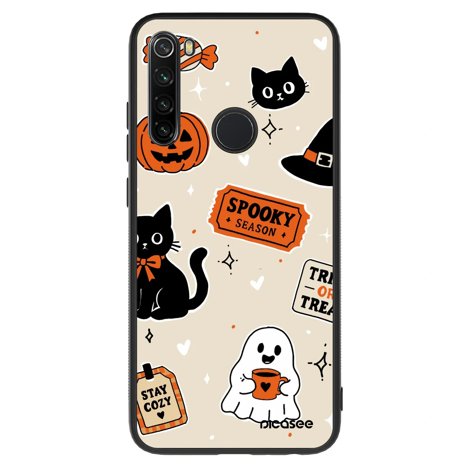 Picasee ULTIMATE CASE για Xiaomi Redmi Note 8 - Halloween stickers