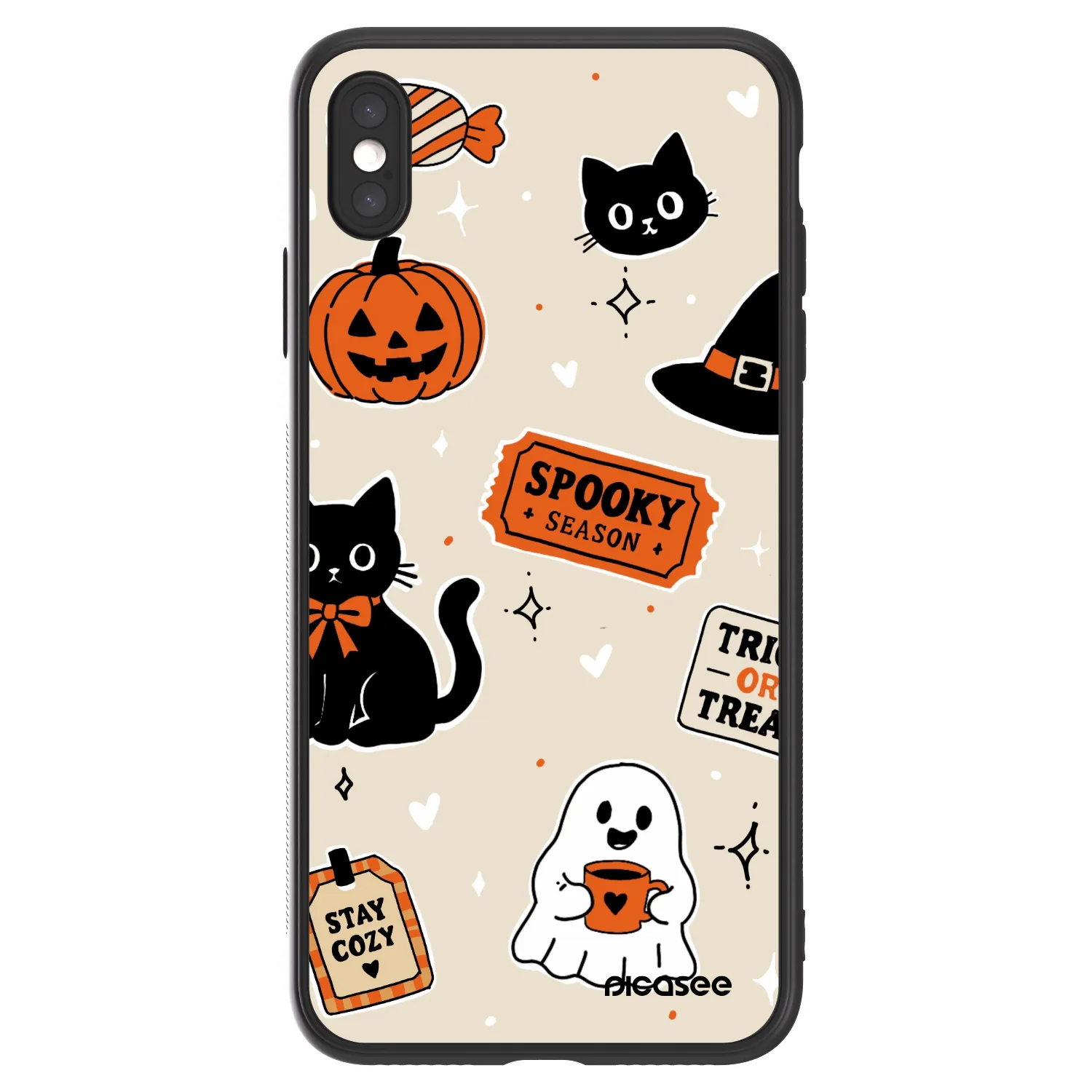 Picasee ULTIMATE CASE για Apple iPhone XS Max - Halloween stickers
