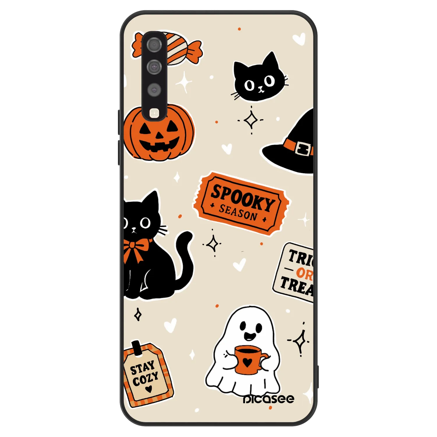 Picasee ULTIMATE CASE για Samsung Galaxy A70 A705F - Halloween stickers