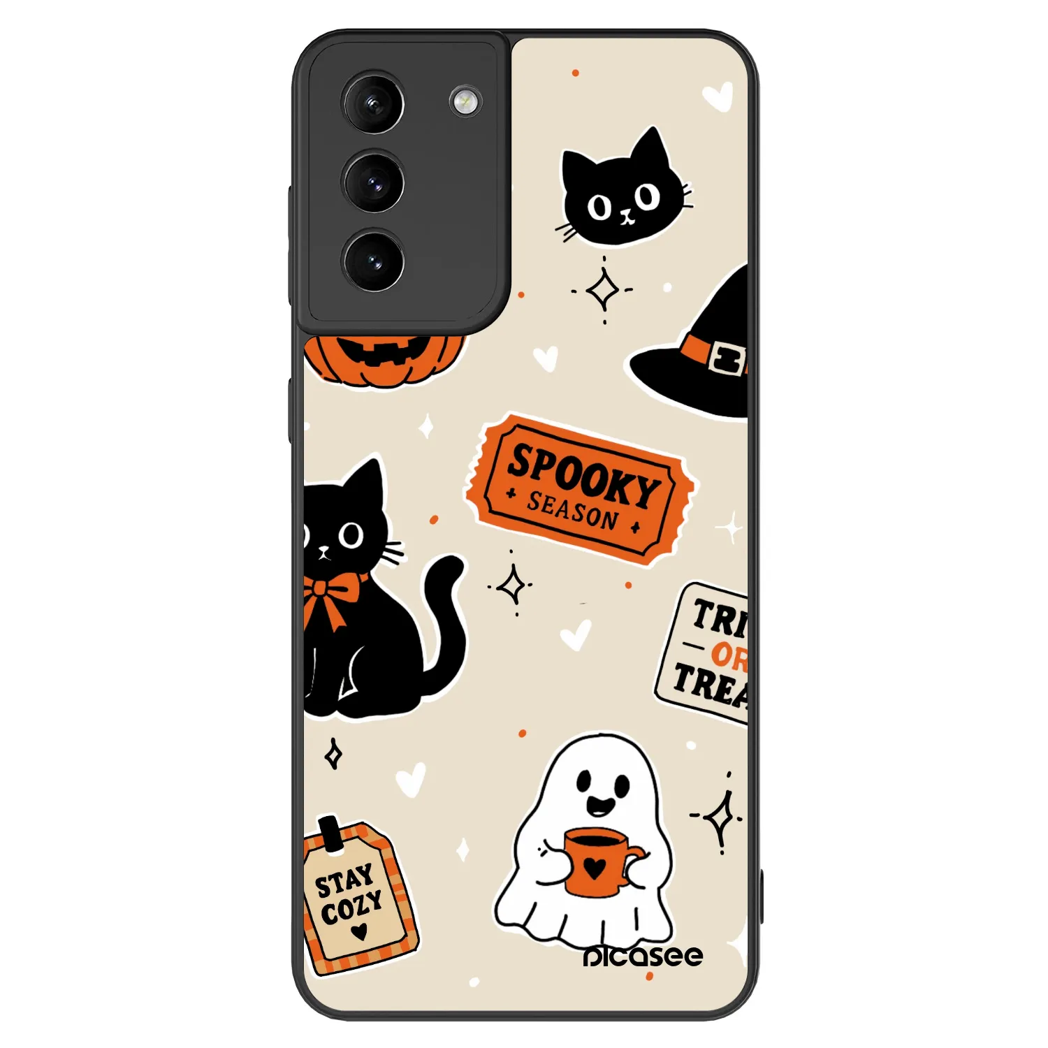 Picasee ULTIMATE CASE για Samsung Galaxy S21+ 5G G996F - Halloween stickers