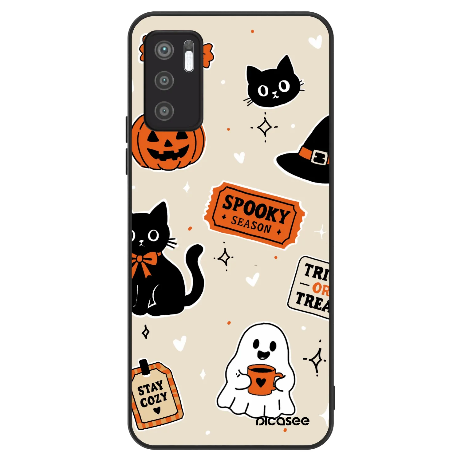 Picasee ULTIMATE CASE για Xiaomi Redmi Note 10 5G - Halloween stickers