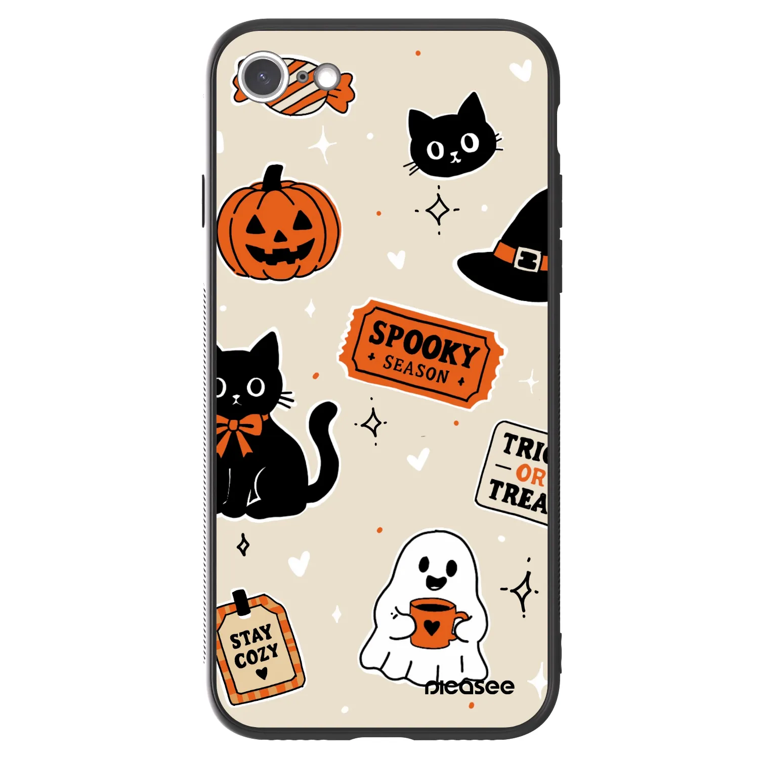 Picasee ULTIMATE CASE για Apple iPhone 8 - Halloween stickers
