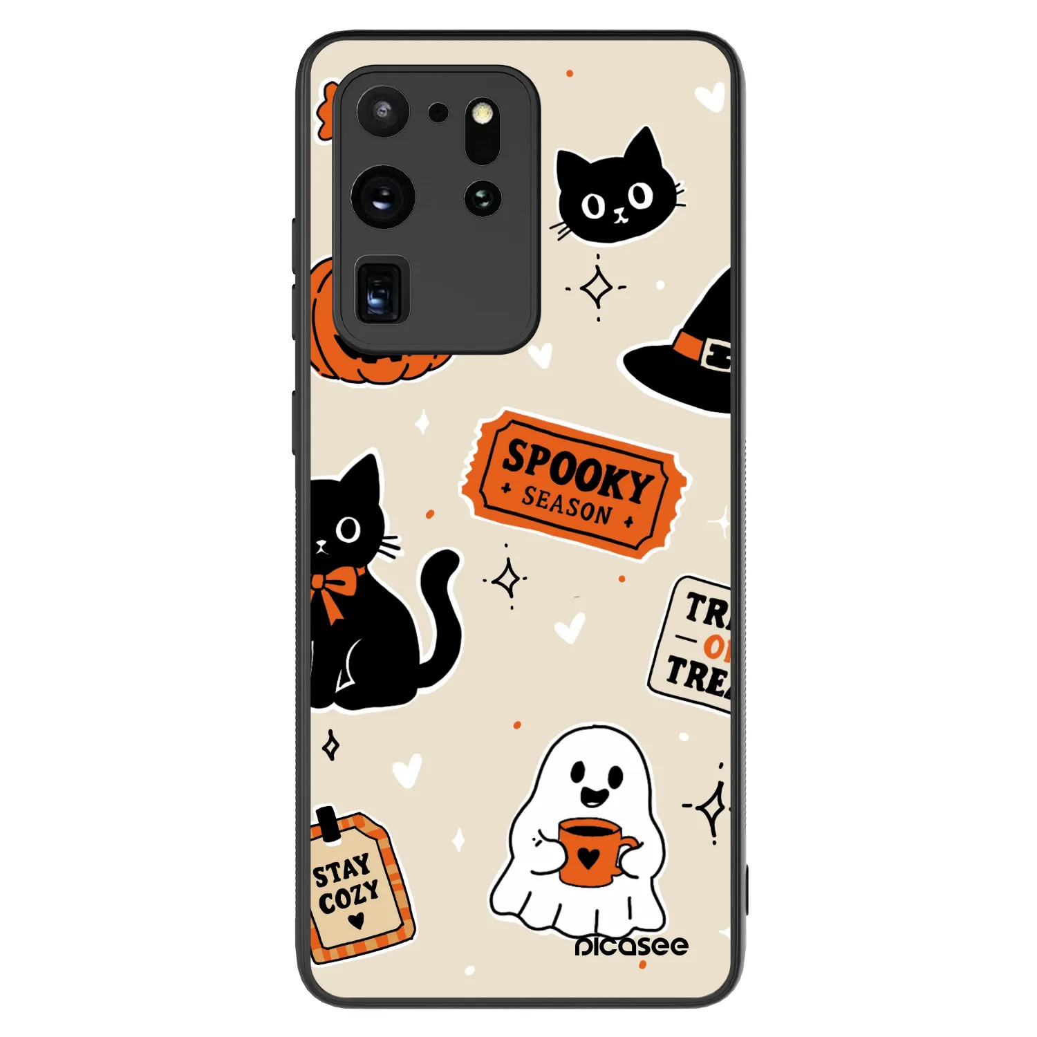 Picasee ULTIMATE CASE για Samsung Galaxy S20 Ultra 5G G988F - Halloween stickers