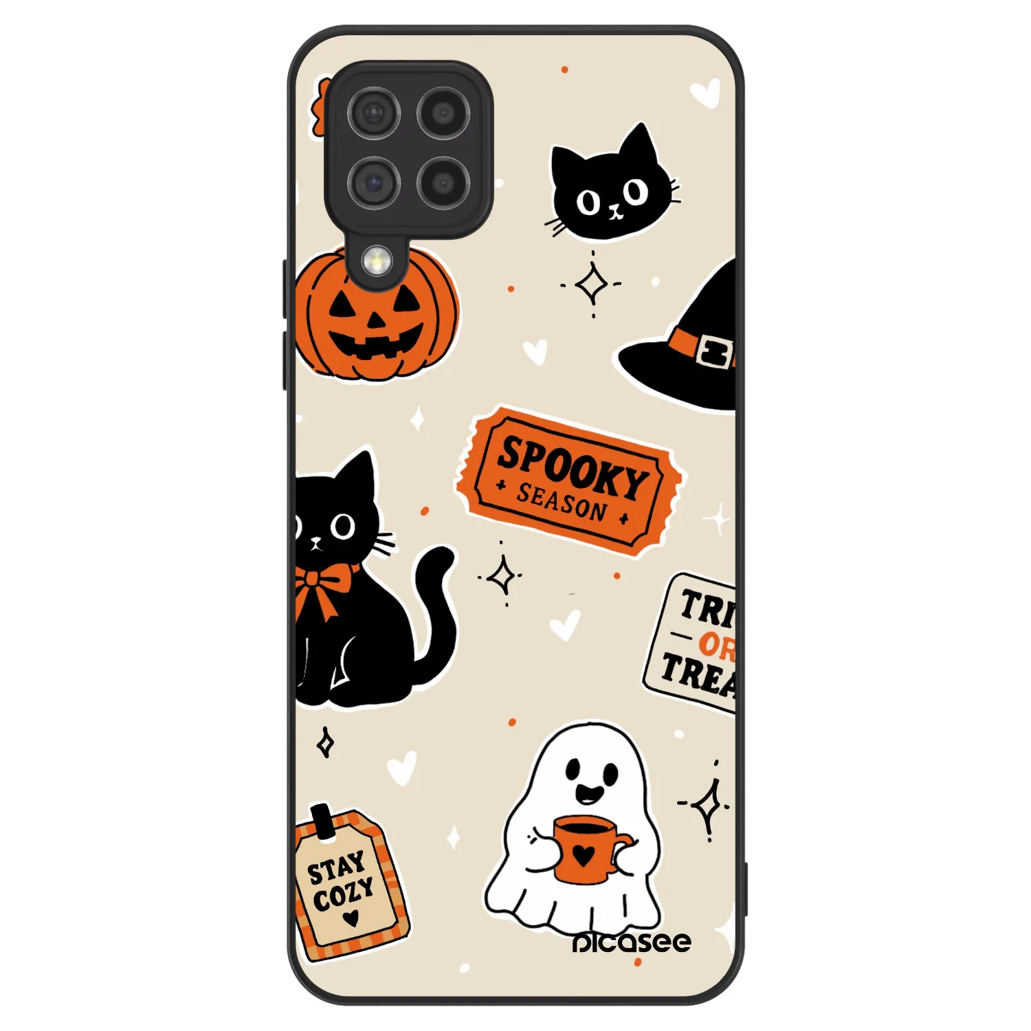Picasee ULTIMATE CASE για Samsung Galaxy A22 A225F 4G - Halloween stickers