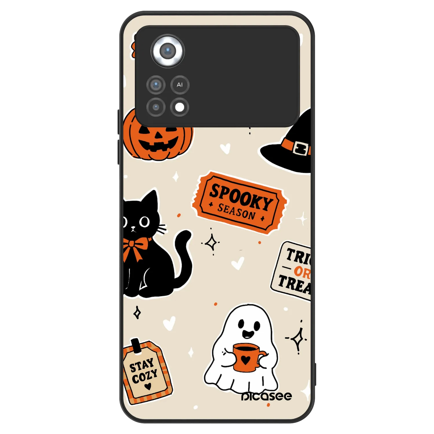 Picasee ULTIMATE CASE για Xiaomi Poco X4 Pro 5G - Halloween stickers