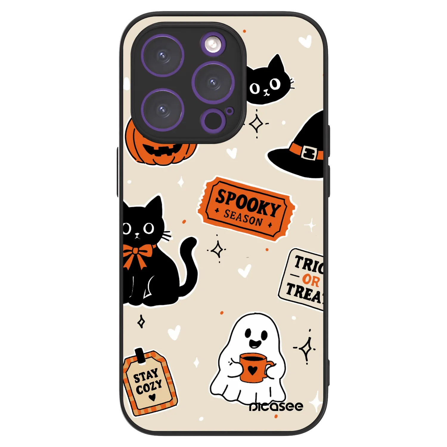 Picasee ULTIMATE CASE MagSafe pro Apple iPhone 14 Pro - Halloween stickers