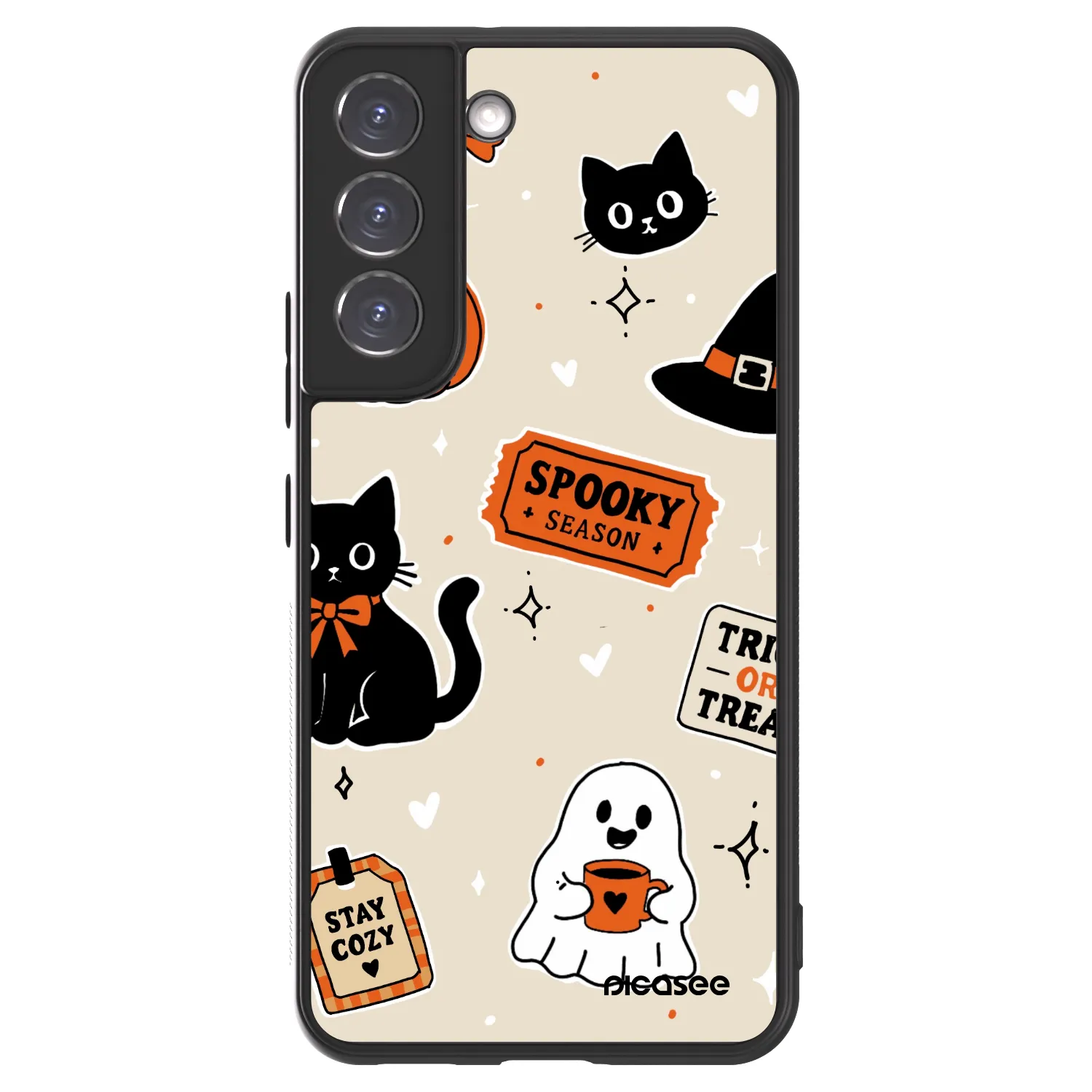 Picasee ULTIMATE CASE PowerShare για Samsung Galaxy S22 5G - Halloween stickers