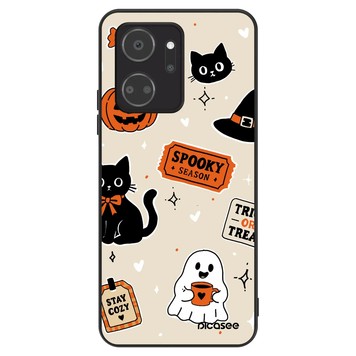 Picasee ULTIMATE CASE για Honor X7a - Halloween stickers