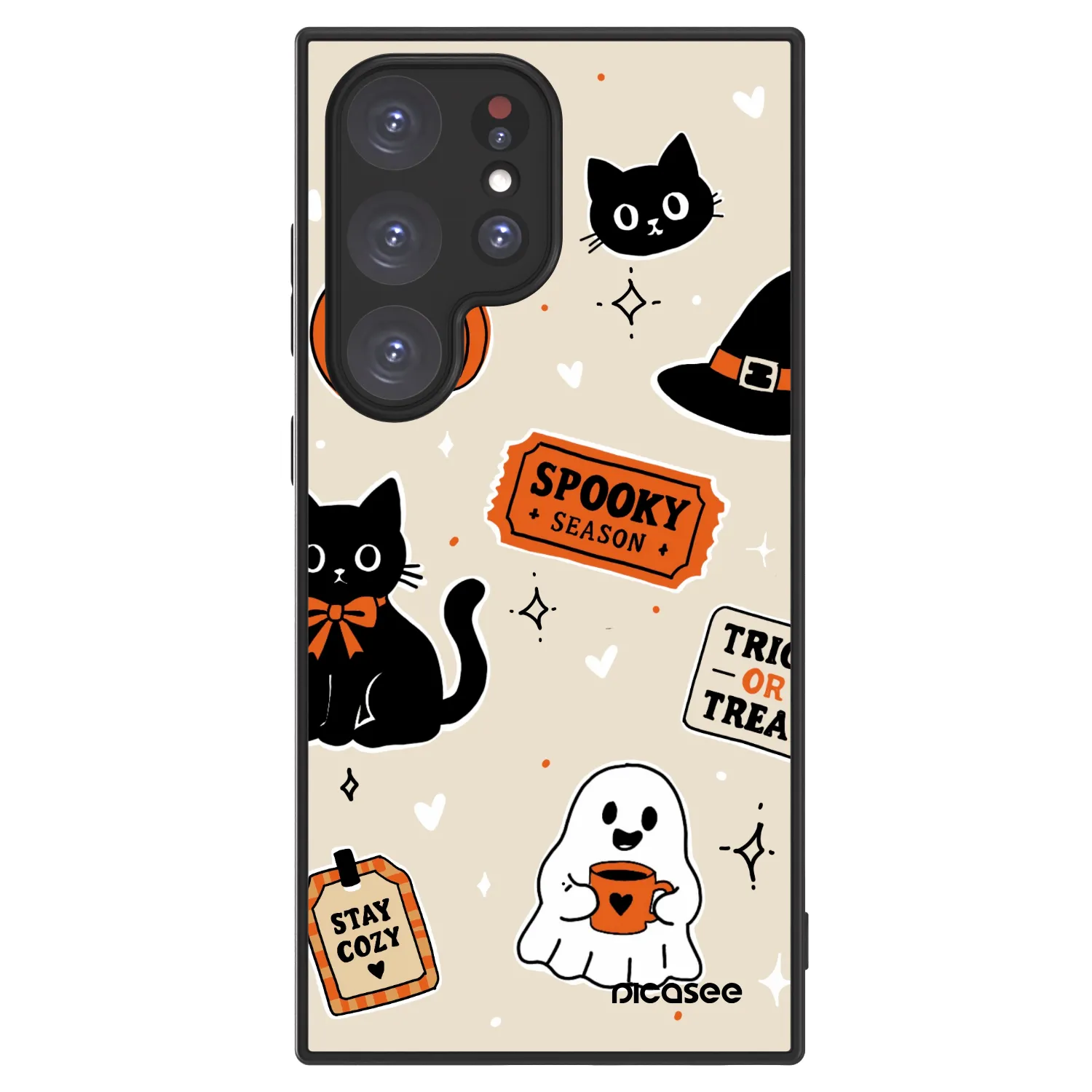 Picasee ULTIMATE CASE για Samsung Galaxy S24 Ultra S928B 5G - Halloween stickers